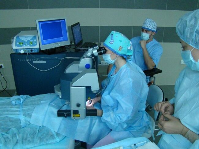 cirurgia de restauração da visão