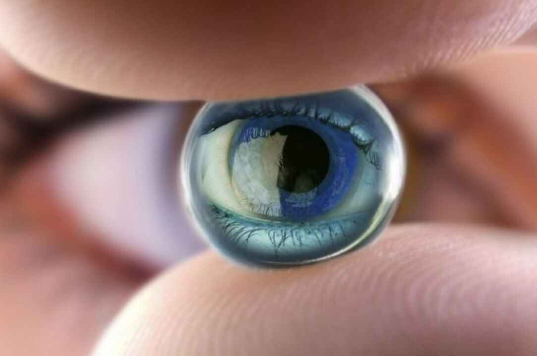 Lentes de contato visual